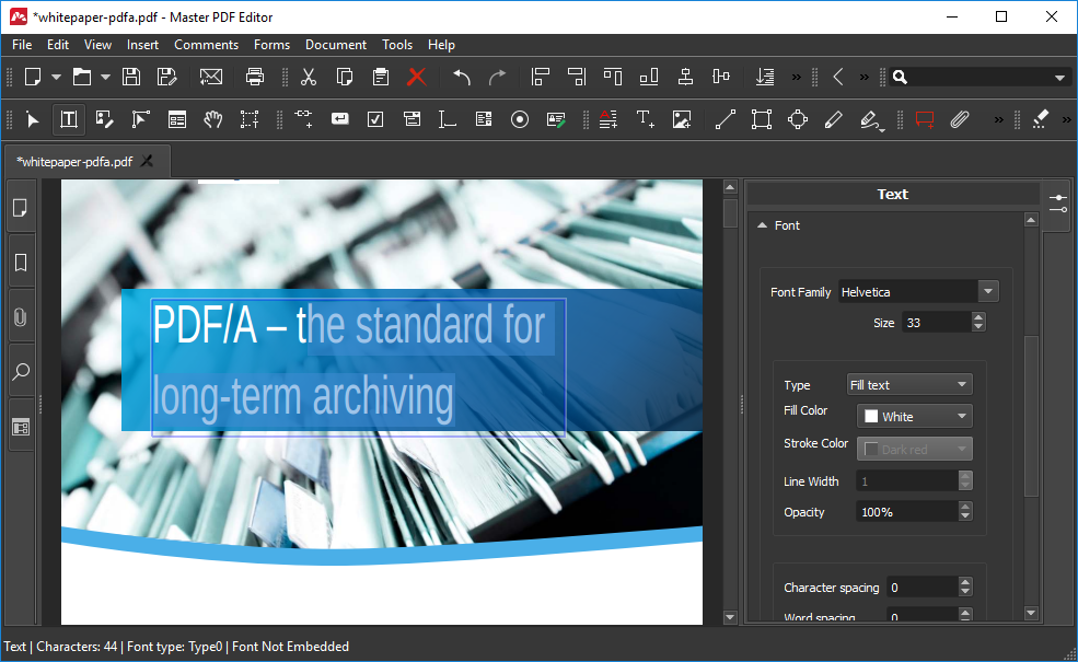 Master PDF Editor isn't just about features; it's about delivering those features efficiently.