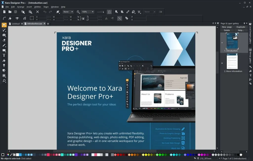 When it comes to document creation and publishing, Xara Designer Pro Plus shines.